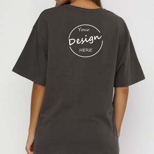 Camiseta en blanco transpirable personalizada al por mayor, camiseta suave de algodón de ajuste regular con cordones peinado, camiseta de entrenamiento con cuello redondo para mujer - Product Image 4