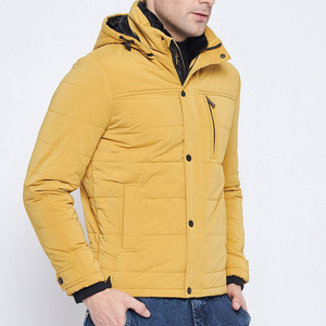 Veste matelassée en gros avec logo personnalisé, impression OEM, haute qualité, personnalisée pour l'hiver, pour hommes, avec poches - Product Image 3