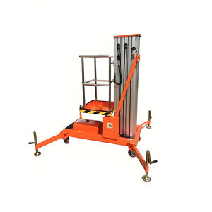 Plateforme élévatrice verticale à colonne unique en aluminium électrique de 6 m, 8 m, 10 m pour l'entretien des lampadaires - Product Image 1