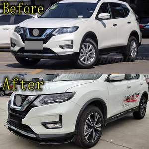 Pour Nissan X-Trail 2017 2018 2019 2020 2021 : Lame de pare-chocs avant, séparateur latéral, kit carrosserie, déflecteur de protection - Product Image 6