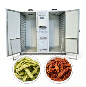 Machine de séchage de type armoire à économie d'énergie, sécheuse à plateaux en acier inoxydable pour la transformation des fruits, légumes et snacks - Product Image 1