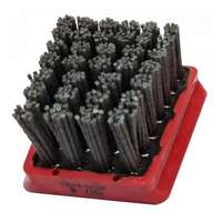 Brosse abrasive en nylon antique Frankfurt Fickert en carbure de silicium diamanté pour le meulage des surfaces en granit, marbre, acier et bois