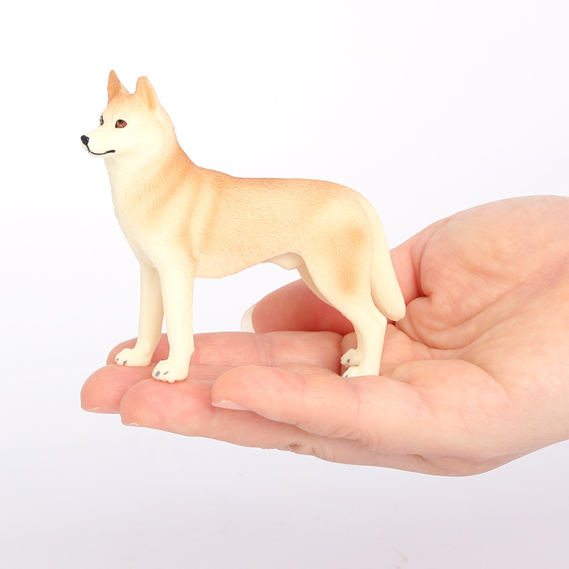 2297 Perro Husky Siberiano Amarillo