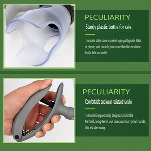 Jeringa Mecánica Continua Ajustable de 5 ml para Vacunación de Cerdos, Ganado, Ovejas, Cabras, Pollos y Patos, Herramienta de Inyección Veterinaria - Product Image 4