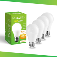 Ampoule LED haute luminosité 12W, 1000LM, 6500K, durée de vie 10000H, directement de l'usine, 220-240V, large plage de tension