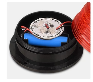 Nuevas luces de advertencia solares marinas/de advertencia de tráfico, LED de iluminación de señal de popa de navegación intermitente - Product Image 6