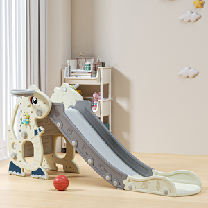 Juego de Tobogán <span class=keywords><strong>Plegable</strong></span> de Plástico para Niños para Interiores, para Parques Deportivos y Centros Comerciales, Edades de 0 a 4 Años - Product Image 2