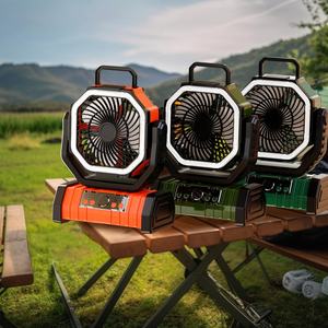Ventilateur rechargeable multi-usages 20000mAh avec lumière LED Ventilateur portable USB pour une utilisation en extérieur, en intérieur et en cas d'urgence - Product Image 6