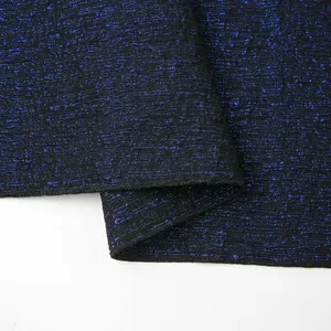 KEER TMJJ1643 fornitura di fabbrica in nylon poliestere metallizzato <span class=keywords><strong>crep</strong></span> abbigliamento donna <span class=keywords><strong>tessuto</strong></span> jacquard - Product Image 1