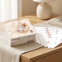 Mouchoirs en papier à motif de chat, boîte de mouchoirs imprimée de dessins animés, doux pour la peau, serviettes en papier hygiéniques pour la maison