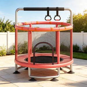 <span class=keywords><strong>360</strong></span> °   <span class=keywords><strong>Trampoline</strong></span> pour enfants avec structure de sécurité, rembourrage en mousse intégral et <span class=keywords><strong>filet</strong></span> haute élasticité pour un plaisir de sautage sûr à l'intérieur comme à l'extérieur - Product Image 3