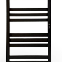 Sèche-serviettes électrique mural 500W avec écran LED, minuterie 24H, protection contre la surchauffe, IP24, résistant aux éclaboussures, CE RoHS, commande par bouton