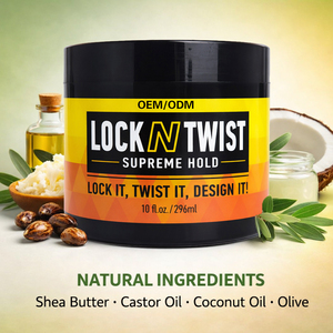 Cera para el Cabello de Fijación Fuerte Lock N Twist Supreme Hold de 10 oz, Marca Privada Personalizada OEM ODM, para Locs, Twists y Trenzas - Product Image 2