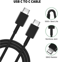 Chargeur mural rapide EP-TA800 Prise EU 25W Protection OTP ignifuge Câble Type-C pour 15 Pro Max pour ordinateur portable Android