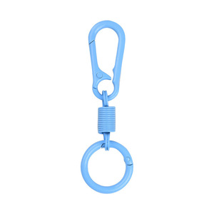 Llavero Mosquetón Colorido de Aleación de Zinc para Primavera, Accesorio Portátil para Llaves de Coche y Cadena de Cintura - Product Image 5