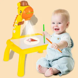 2021 Machine de peinture de Projection intelligente pour enfants dessin jouets conseil dessin pour enfants projecteur Table jouet CPC