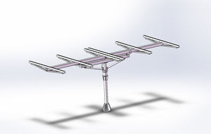 Jimi-Tech <span class=keywords><strong>GPSST</strong></span>-D2 2KW 4 panneaux Heavy Duty DC24V système de suivi solaire actionneur linéaire contrôleur d'entraînement de groupe pièces clés efficaces - Product Image 2