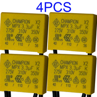 Condensateur à film JRUMP 3.3μF 275V AC pour commutateur intelligent Câblage à feu unique Condensateur à circuit à feu unique à zéro haute stabilité