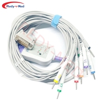 Kompatibel Dengan Contec ECG1200G, Kabel EKG 10 Lead ECG600G, Kabel EKG 12 Lead
