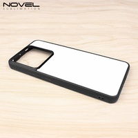 Coques de téléphone portable antichoc personnalisées en TPU 2D avec plaque en aluminium pour sublimation DIY, style streetwear, pour Redmi Note
