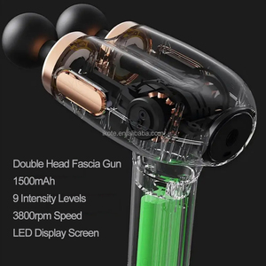 Trending Products 2025 <strong>New</strong> Arrivals Handheld Double-Headed Fascial Gun <strong>Massager</strong> for Body Relaxation and Muscle Relief - Product Image 4