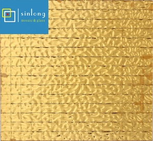 Huamsinlong — carrelage en mosaïque or 24k, luxueux, en or véritable, ne se décolore pas, pour villa - Product Image 4