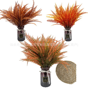ช่อดอกหญ้าเปอร์เซียประดิษฐ์ Baorui ขนาด 100-200 ซม. สีสันฤดูใบไม้ร่วง สำหรับตกแต่งภายในและภายนอก สไตล์มินิมอลแบบธรรมชาติ - Product Image 1
