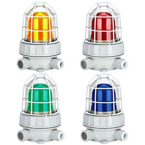 Alarme sonore et lumineuse antidéflagrante DC12V 24V AC220V, lumière stroboscopique LED d'avertissement pour les zones minières, chimiques et industrielles - Product Image 1