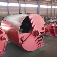 Cucharón de perforación rotatorio personalizado de 600-2400 mm para plataformas de perforación Bauer Soilmec Sany, herramientas de fundación de alta resistencia para arcilla y lodo