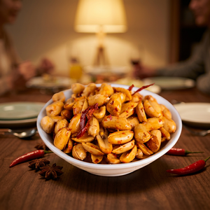 Arachides frites épicées de qualité 3A, longues et rondes, avec piment, pour apéritifs - Product Image 3