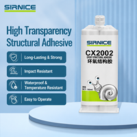 Adhesivo Estructural Transparente de Dos Componentes, Epoxi de Alto Rendimiento, Curado Rápido, Sensor de Cámara CX2002