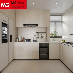 <span class=keywords><strong>Armoire</strong></span> blanche et en bois, armoires blanches brillantes, cuisine, <span class=keywords><strong>armoire</strong></span> blanche <span class=keywords><strong>peu</strong></span> <span class=keywords><strong>profonde</strong></span> - Product Image 2