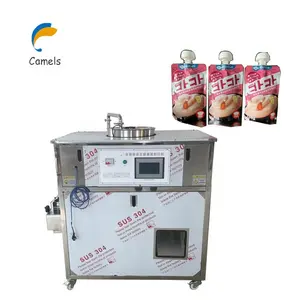 Single Head Juice Doypack Liquid Filling And Capping Machine Machine