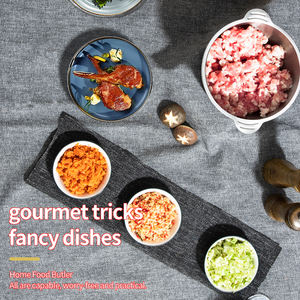 Hachoir à légumes et viande entièrement en cuivre, petit hachoir électrique multifonction pour la maison - Product Image 5