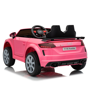Voiture électrique populaire sous licence <span class=keywords><strong>Audi</strong></span> TT <span class=keywords><strong>RS</strong></span> 24V monoplace pour enfants, rose, avec télécommande, vente en gros - Product Image 4