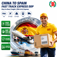 Agent de fret DDP, transport maritime et aérien vers l'Espagne, livraison porte-à-porte, transport de cosmétiques, expédition, logistique