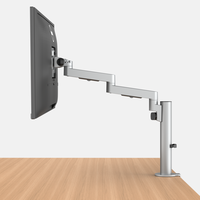 2024 nouvelle conception de haute qualité flexible réglable en alliage d'aluminium support de moniteur unique support de bras