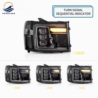 Phares LED complets de remplacement pour Sierra 1500 SLE 2007-2013, OE 20980241, 12V, 6000 Lumens, Garantie 1 an