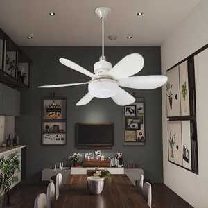หลอดไฟเพดาน LED รุ่นใหม่ E27 พร้อมพัดลม 6 ใบพัด รีโมทคอนโทรล ปรับความเร็วได้ 3 ระดับ ทำงานเงียบ เหมาะสำหรับห้องรับประทานอาหาร - Product Image 3