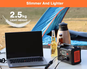 Station d'alimentation portable rechargeable 220V/230V à onde sinusoïdale pure pour <span class=keywords><strong>panneau</strong></span> <span class=keywords><strong>solaire</strong></span> extérieur, 151Wh, prix de gros abordable en Chine - Product Image 2