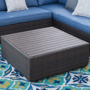 Conjunto de Muebles de Jardín Modernos de Aluminio y Ratán PE con Silla de Cuerda para Apartamento, Balcón, Patio y Parque - Product Image 4
