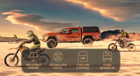 Couvre-lit de camion en aluminium robuste pour Jeep Gladiator pour Tacoma Colorado NP300 camionnettes accessoires tout-terrain