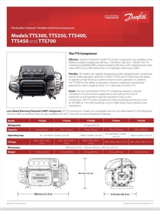 Danfos turbocor mô hình TT300,TT350,TT400, tt450 TT400-E-1-ST-F-0-CH máy nén levitation từ cho hệ thống HVAC - Product Image 6