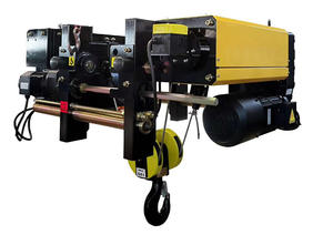 Katrol tali kawat listrik, tipe Eropa 2ton 5ton 10ton Wheeler untuk derek atas kepala - Product Image 2