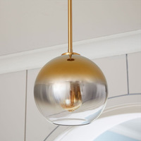 Lustre à bulles de style nordique moderne de luxe E27, ampoules incandescentes, suspension pour cuisine, hôtel, décoration, boule de verre et de pierre D25cm