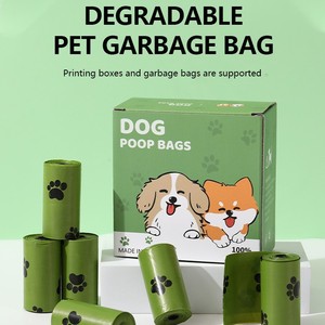 Bolsas para excremento de perro, gruesas, biodegradables, para desechos de mascotas, versión ecológica, material HDPE - Product Image 5