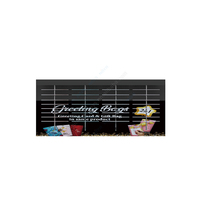 Personalizado Niten Table top de un solo lado Pegboard Display Rack Stand con ganchos