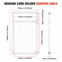 Vente directe usine – Protège-cartes de sport TCG en plastique haute transparence pour cartes gradées – Support de cartes pour collection de cartes à échanger