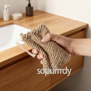 Sac à savon personnalisé avec logo, biodégradable, réutilisable, exfoliant, en maille, lavable, avec cordon de serrage, pour économiser le savon de bain - Product Image 5
