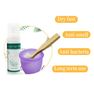 Brosse en bambou Furuize pour nettoyer les coupelles menstruelles, brosse pour nettoyer les coupelles menstruelles - Product Image 3